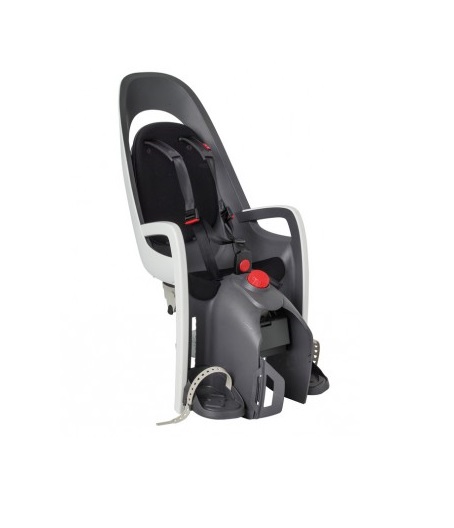 Hamax Kindersitz Caress für Gepäckträger gr/sw/wß - eBike Store
